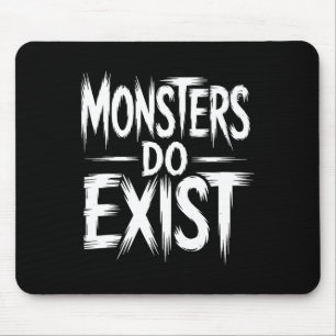 Tapis De Souris Monstres Existe Exercice Horreur Halloween
