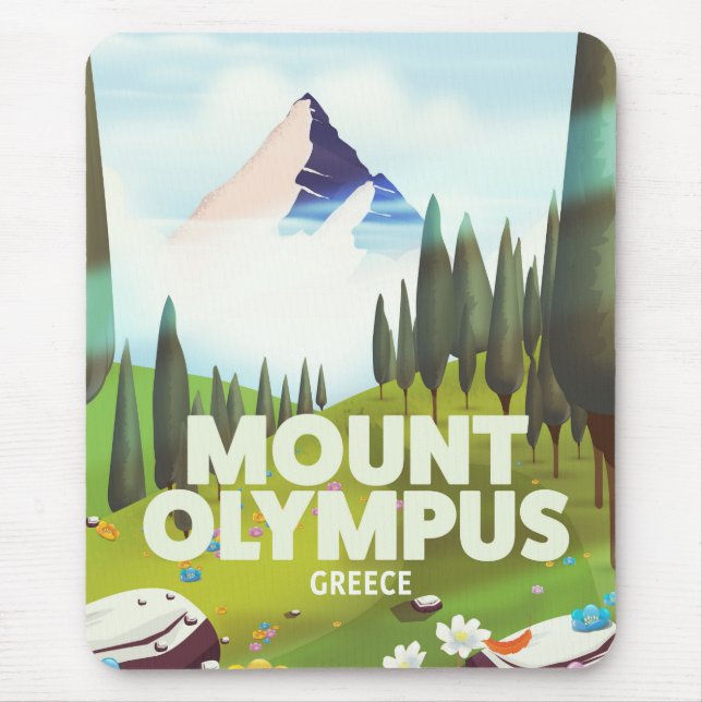 Tapis De Souris Mont Olympe Grèce (Devant)