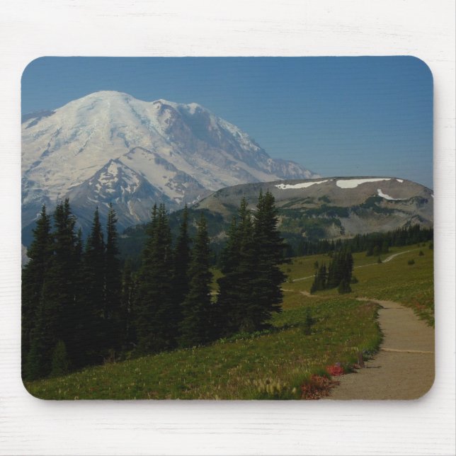 Tapis De Souris Mont Rainier du Sourdough Ridge Trail (Devant)