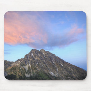 Tapis De Souris Mont Stuart, au coucher du soleil