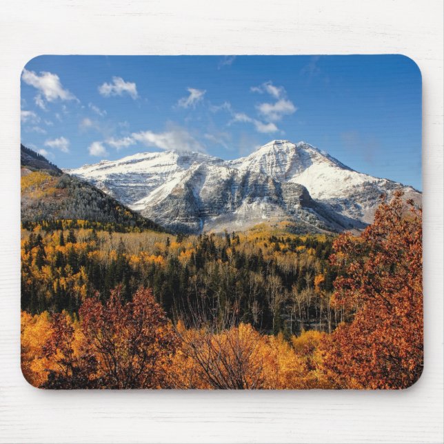 Tapis De Souris Mont Timpanogos à Autumn Utah (Devant)