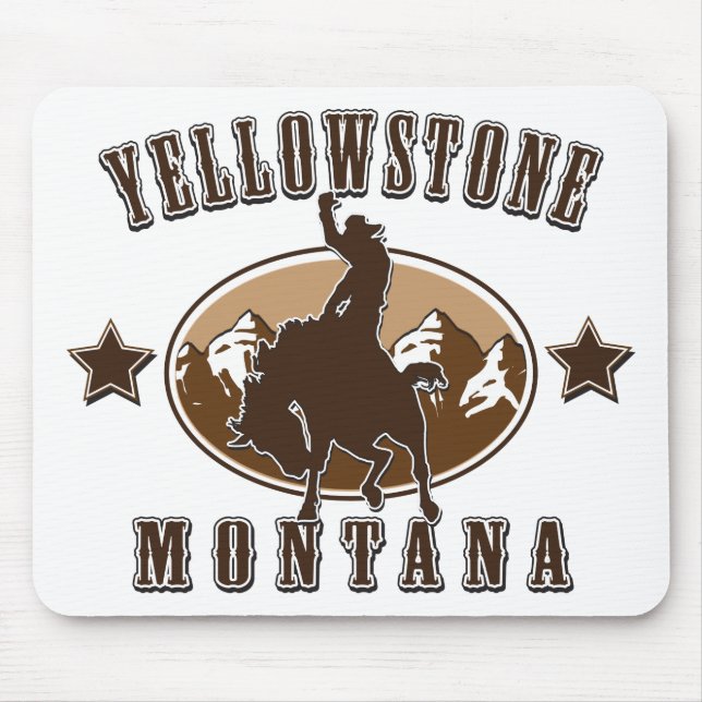 Tapis De Souris Mont Yellowstone (Devant)