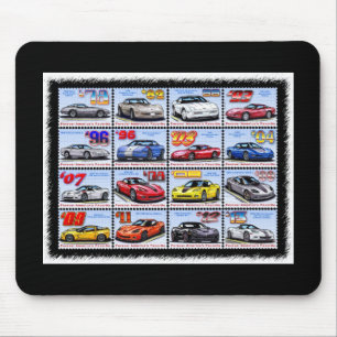 Tapis De Souris Montage 1978-2013 de Corvette d'Edition spéciale