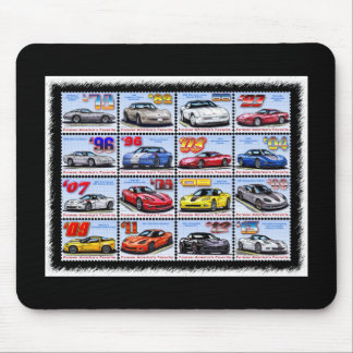 Tapis De Souris Montage 1978-2013 de Corvette d'Edition spéciale