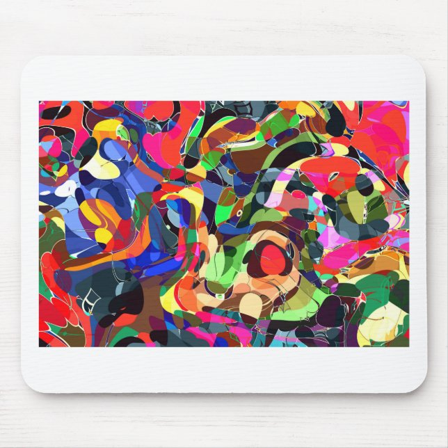 Tapis De Souris Montage des couleurs (Devant)