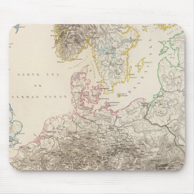 Tapis De Souris Montagne d'Europe (Devant)