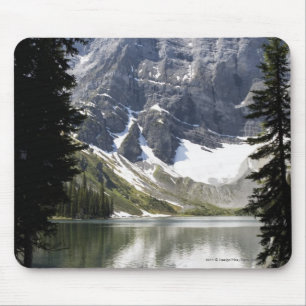 Tapis De Souris Montagne se reflétante de lac mountain encadrée