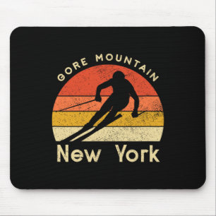 Tapis De Souris Montagne vintage de ski Gore Mountain New York