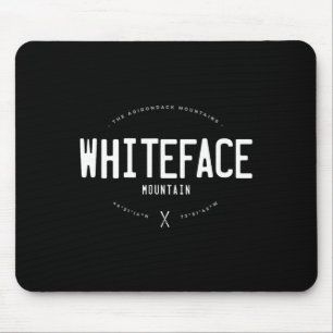 Tapis De Souris Montagne Whiteface New York Graphique en détresse