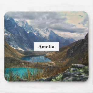 Tapis De Souris Montagnes alpines pittoresques photo