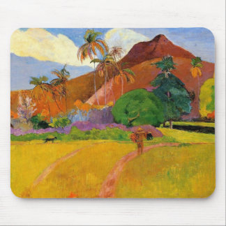 Tapis De Souris "Montagnes au Tahiti" - Paul Gauguin Mousepad
