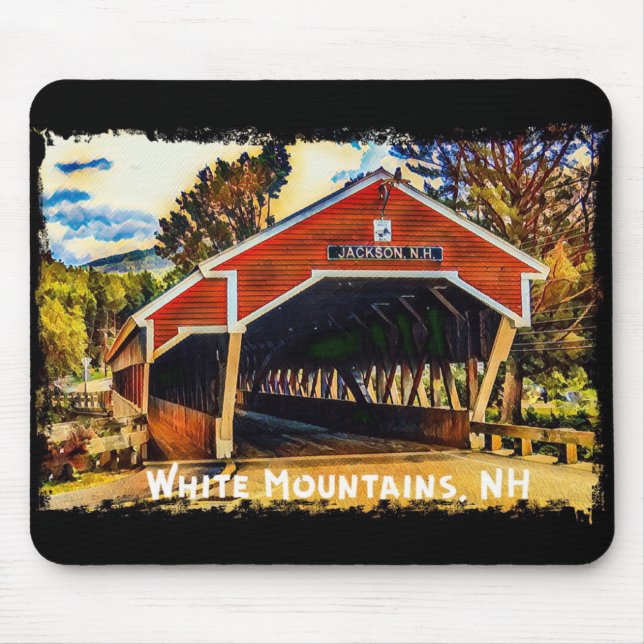 Tapis De Souris Montagnes blanches, New Hampshire (Devant)