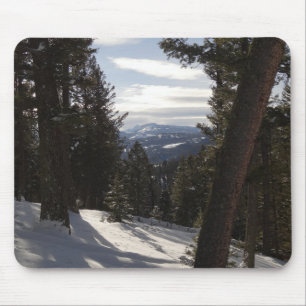 Tapis De Souris Montagnes de Madison en hiver dans le Montana