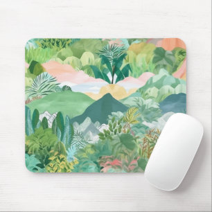Tapis De Souris Montagnes et palmiers