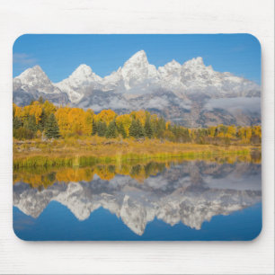 Tapis De Souris Montagnes Grand Teton Wyoming