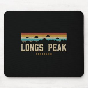 Tapis De Souris Montagnes Longs Peak Colorado Randonnée Extérieur