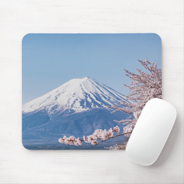 Tapis De Souris Montagnes | Mt Fuji Tokyo, Japon (Avec souris)