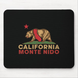 Tapis De Souris Monte Nido Californie Vintage Bear Rétro État