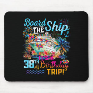 Tapis De Souris Monter à bord du navire C'est un voyage pour les 3