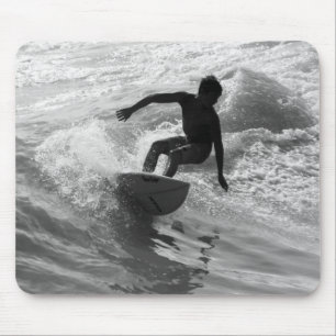 Tapis De Souris Monter En Niveaux De Gris De Vague