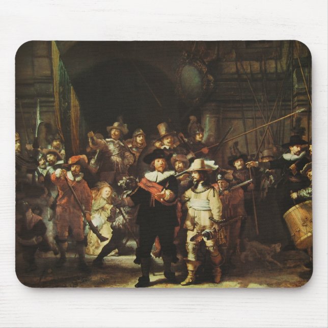 Tapis De Souris Montre de nuit (Devant)