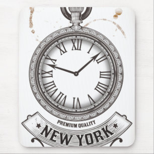 Tapis De Souris Montre de poche New York