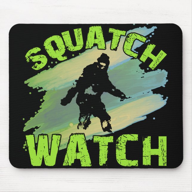 Tapis De Souris Montre de Squatch (Devant)