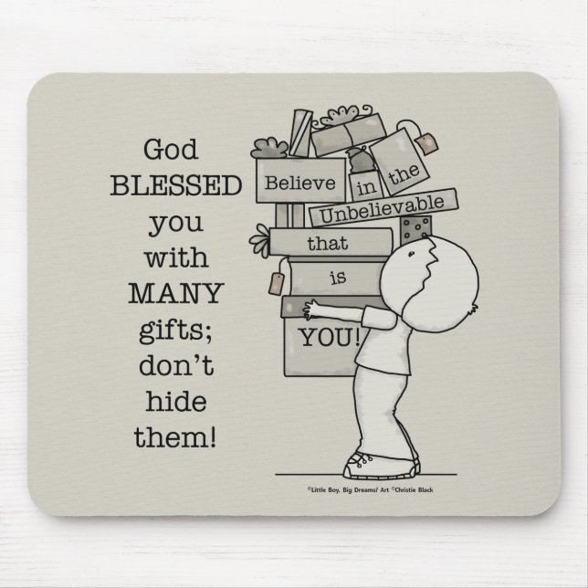 Tapis De Souris Montrez Vos Cadeaux (Devant)