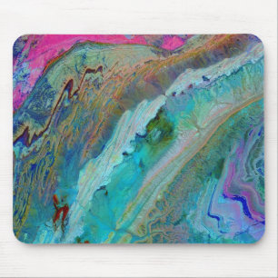 Tapis De Souris Monts anti-Atlas du Maroc - satellite Terra