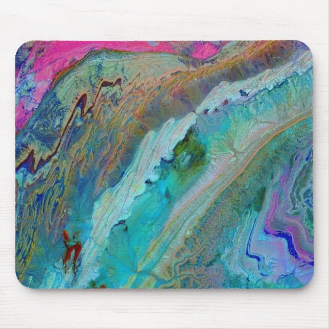 Tapis De Souris Monts anti-Atlas du Maroc - satellite Terra (Devant)