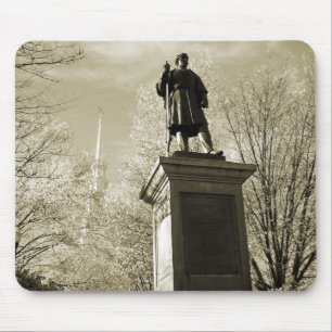 Tapis De Souris Monument de guerre civile, carré central, Keene,