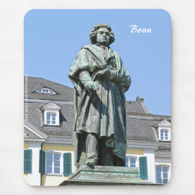 Tapis De Souris Monument de Ludwig van Beethoven à Bonn (Devant)