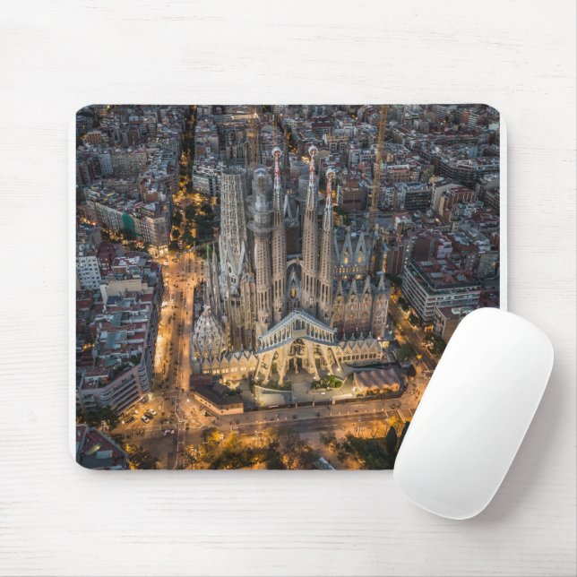 Tapis De Souris Monuments | La Sagrada Familia (Avec souris)