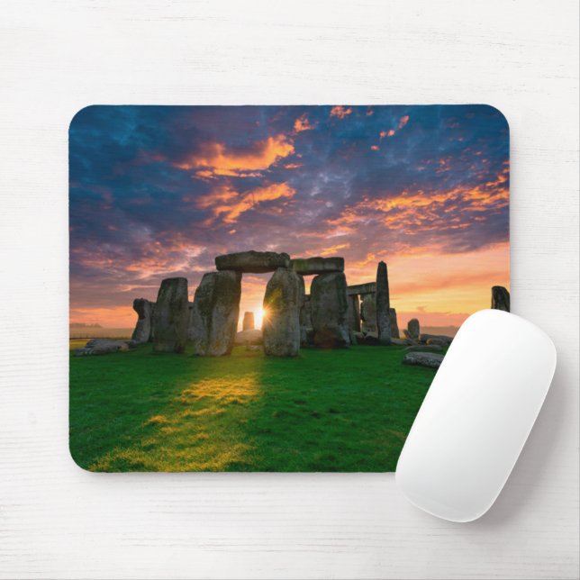 Tapis De Souris Monuments | Stonhenge, Angleterre (Avec souris)