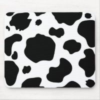 Moo Cow Spots Imprimer Black & White Rustic Farm