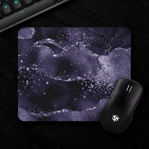 Tapis De Souris Moody Agate   Midnight Indigo Deep Purple Glam