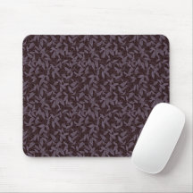 Moody Modern Chic Feuille Botanique foncée violet