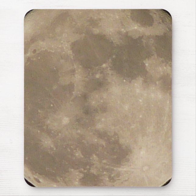 Tapis De Souris Moon Mousepad Astrologie Pleine lune Cadeaux infor (Devant)