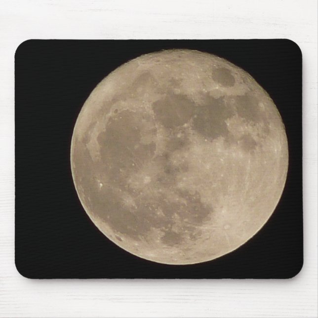 Tapis De Souris Moon Mousepad Astrologie Pleine lune Cadeaux infor (Devant)