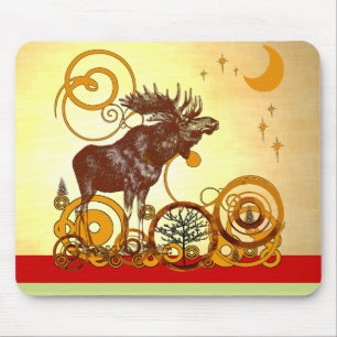 Tapis De Souris Moose Christmas