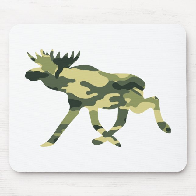 Tapis De Souris Moose / Elk Woodland Camouflage / Camo (Devant)