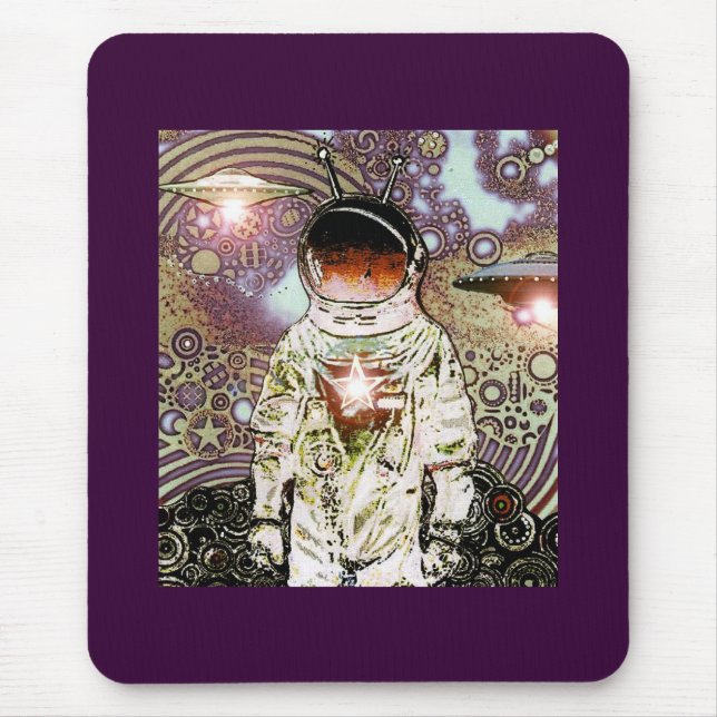Tapis De Souris Morceaux d'espace - Astronaute -V- (Devant)