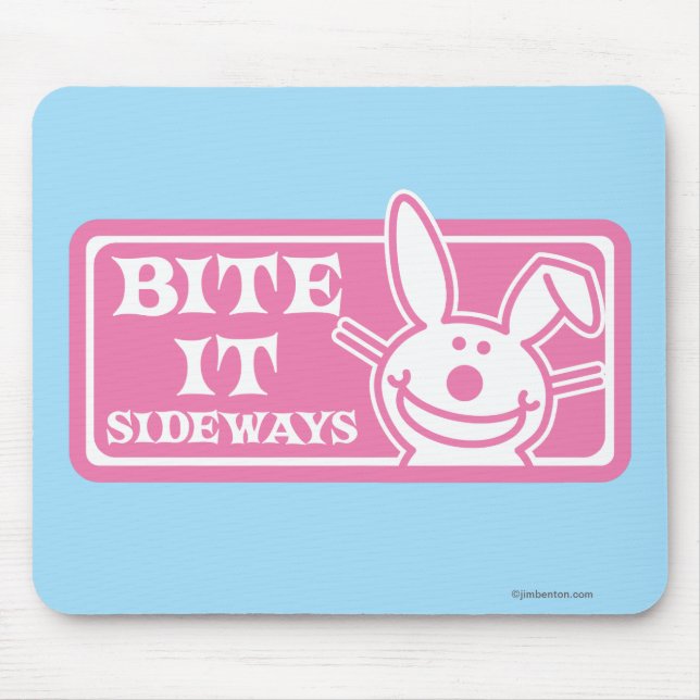 Tapis De Souris Mordez-le en longueur (Devant)