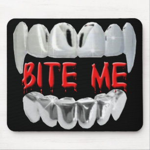 Tapis De Souris Mords-Moi Sang Et Teintures Souris Pad