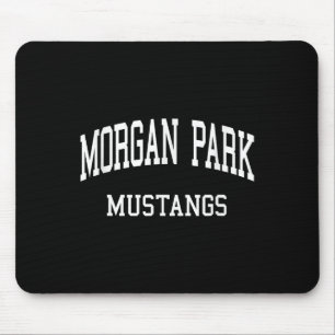 Tapis De Souris Morgan Park High School Hs Chicago Il Retro Sports