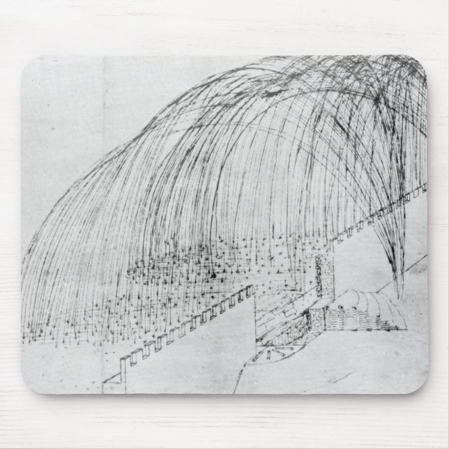 Tapis De Souris Mortiers mettant le feu à des pierres au-dessus (Devant)