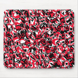 Tapis De Souris Mosaïque Abstraite