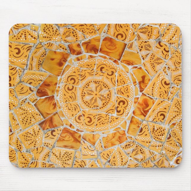 Tapis De Souris Mosaïque cassée de tuile (Devant)