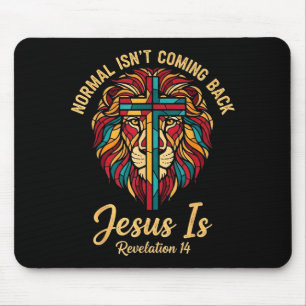 Tapis De Souris Mosaïque chrétienne Normal ne revient pas Jésus es