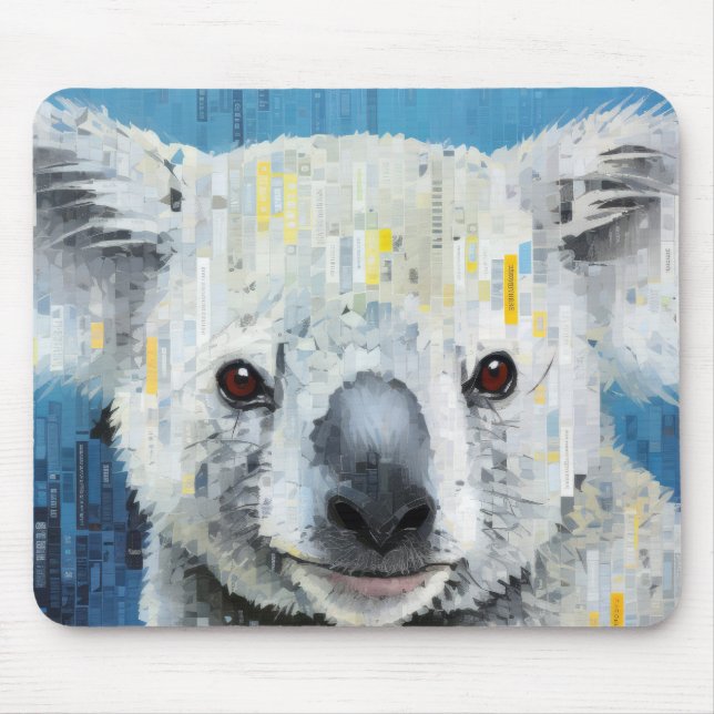 Tapis De Souris Mosaïque de décoration de l'animal Koala (Devant)